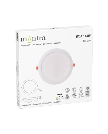 EILAT * EMPOTRABLE LED CCT 18W BLANCO